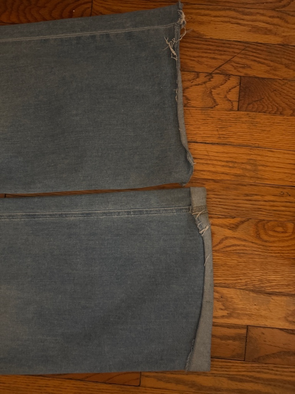 PAIGE Light Blue Wide Leg Jeans - Picture 8 of 9